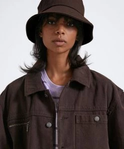 SALE Afends Unisex Richmond - Organic Denim Bucket Hat - Coffee 8 SALE Afends Unisex Richmond - Organic Denim Bucket Hat - Coffee