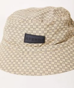 NEW ARRIVALS Afends Unisex Anthology - Unisex Recycled Spray Bucket Hat - Cement