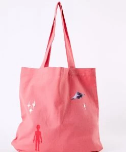 Afends Unisex Galaxy - Hemp Tote Bag - Sunrise