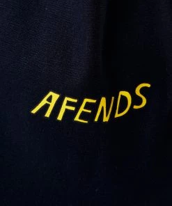 Clothing Afends Unisex Mushy - Recycled Tote Bag - Black 7 Clothing Afends Unisex Mushy - Recycled Tote Bag - Black