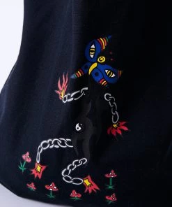 Clothing Afends Unisex Mushy - Recycled Tote Bag - Black