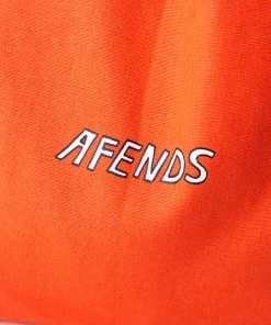 Afends Unisex Mushy - Recycled Tote Bag - Coral