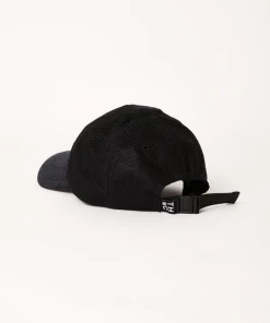 NEW ARRIVALS Afends Unisex Asta - Hemp 6 Panel Cap - Black