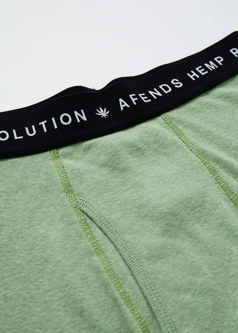 Afends Mens THC - Hemp Boxer Briefs - Moss Clothing 2 Afends Mens THC - Hemp Boxer Briefs - Moss Clothing
