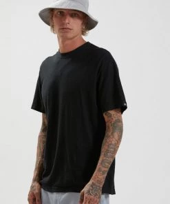 Afends Unisex Static - Hemp Bucket Hat - Shadow