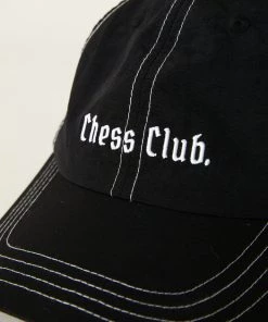 Clothing Afends Unisex Chess Club - Recycled Cap - Black
