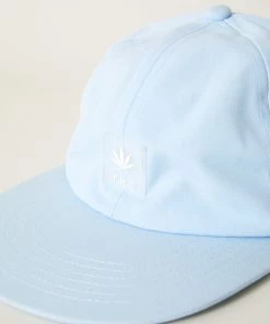Afends Unisex Daxon - Hemp Cap - Sky Blue Clothing