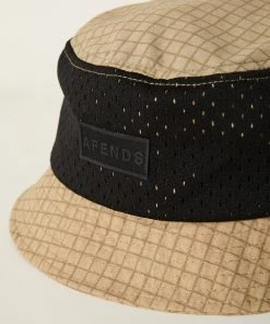 Afends Unisex Checkmate - Recycled Bucket Hat - Beach