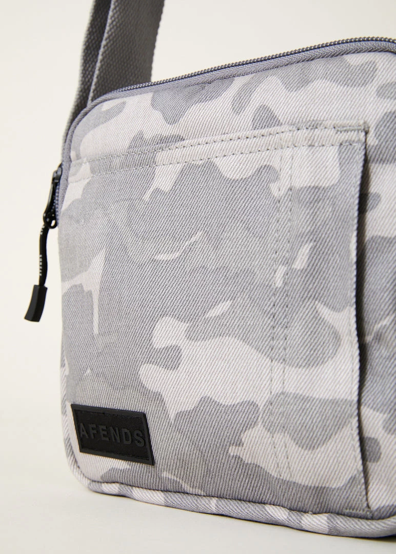 Afends Unisex Cadet - Organic Pouch Bag - Camo 2 Afends Unisex Cadet - Organic Pouch Bag - Camo