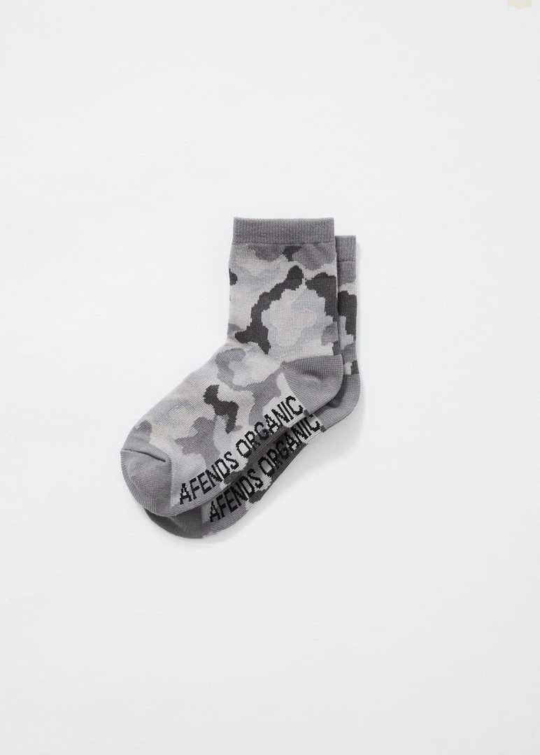 Afends Unisex Cadet - Organic Socks - Camo 3 Afends Unisex Cadet - Organic Socks - Camo