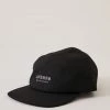 Clothing Afends Unisex Misprint - Organic Panelled Cap - Black