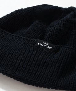 Afends Unisex THC - Hemp Beanie - Black EVERYDAY ESSENTIALS