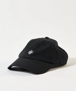 Afends Unisex Foundation - Hemp 6 Panel Cap - Black