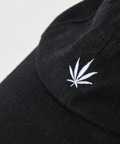 Afends Unisex Foundation - Hemp 6 Panel Cap - Black