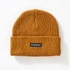 Afends Unisex Home Town - Recycled Beanie - Chestnut Clothing