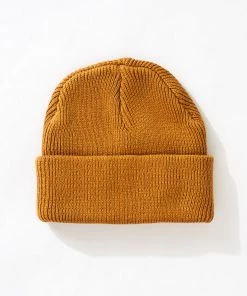 Afends Unisex Home Town - Recycled Beanie - Chestnut Clothing