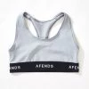 EVERYDAY ESSENTIALS Afends Womens Molly - Hemp Sports Crop - Shadow