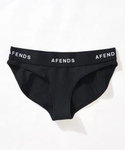 Afends Womens Molly - Hemp Bikini Briefs 3 Pack - Black