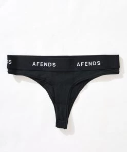 EVERYDAY ESSENTIALS Afends Womens Molly - Hemp G-String Briefs 3 Pack - Black 6 EVERYDAY ESSENTIALS Afends Womens Molly - Hemp G-String Briefs 3 Pack - Black