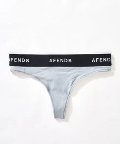 Afends Womens Molly - Hemp G-String Briefs 3 Pack - Shadow EVERYDAY ESSENTIALS
