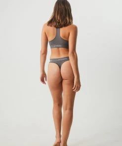 NEW ARRIVALS Afends Womens Molly - Hemp G-String Briefs 3 Pack - Steel 10 NEW ARRIVALS Afends Womens Molly - Hemp G-String Briefs 3 Pack - Steel