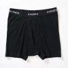 Afends Mens Absolute - Hemp Boxer Briefs - Black EVERYDAY ESSENTIALS