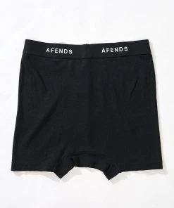Afends Mens Absolute - Hemp Boxer Briefs - Black EVERYDAY ESSENTIALS