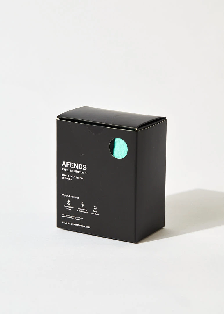 Afends Mens Absolute - Hemp Boxer Briefs - Mint 3 Afends Mens Absolute - Hemp Boxer Briefs - Mint