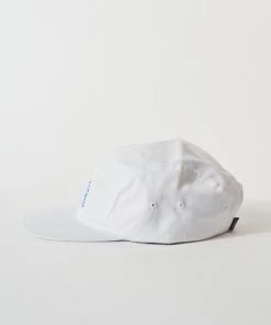 Afends Unisex Rolled Up - Hemp Panelled Cap - White Clothing