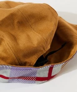 Afends Unisex Colby - Hemp Flap 5 Panel Cap - Chestnut