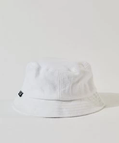Afends Unisex Naughty - Recycled Fleece Bucket Hat - White Clothing 8 Afends Unisex Naughty - Recycled Fleece Bucket Hat - White Clothing