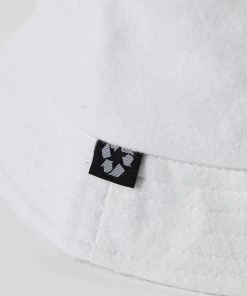 Afends Unisex Naughty - Recycled Fleece Bucket Hat - White Clothing 9 Afends Unisex Naughty - Recycled Fleece Bucket Hat - White Clothing