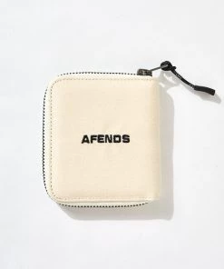 Afends Unisex Crypto - Organic Pouch Wallet - Natural
