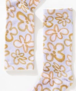 Afends Unisex Digital Daisy - Recycled Crew Socks - Tulip Clothing