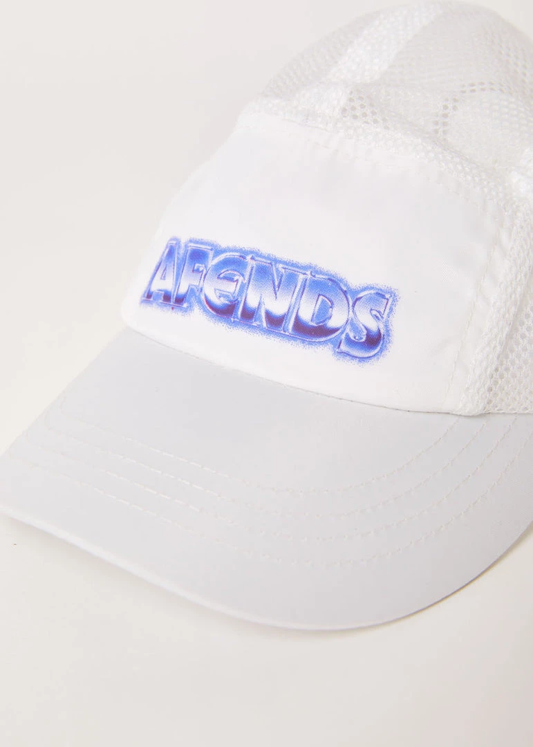 Afends Unisex Chromed - Recycled 5 Panel Cap - White NEW ARRIVALS 2 Afends Unisex Chromed - Recycled 5 Panel Cap - White NEW ARRIVALS