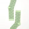 NEW ARRIVALS Afends Unisex Tagged - Unisex Hemp Crew Socks - Lime Green
