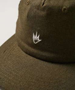 Afends Unisex THC Flame - Hemp Snapback Cap - Forest SALE