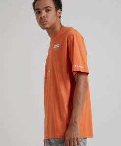 Clothing Afends Unisex Maximum - Unisex Organic Retro Fit T-Shirt - Sunset