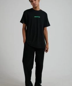 Afends Unisex Remember To Breathe - Unisex Hemp Oversized T-Shirt - Black Clothing 14 Afends Unisex Remember To Breathe - Unisex Hemp Oversized T-Shirt - Black Clothing