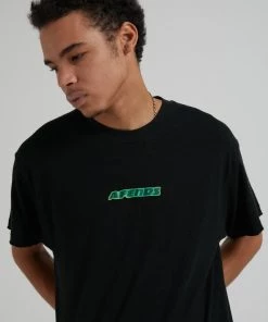 Afends Unisex Remember To Breathe - Unisex Hemp Oversized T-Shirt - Black Clothing 12 Afends Unisex Remember To Breathe - Unisex Hemp Oversized T-Shirt - Black Clothing