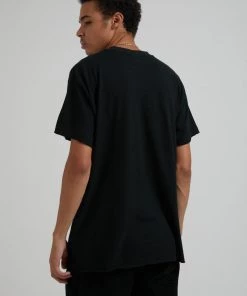 Afends Unisex Remember To Breathe - Unisex Hemp Oversized T-Shirt - Black Clothing 16 Afends Unisex Remember To Breathe - Unisex Hemp Oversized T-Shirt - Black Clothing