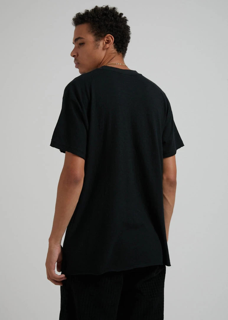 Afends Unisex Remember To Breathe - Unisex Hemp Oversized T-Shirt - Black Clothing 7 Afends Unisex Remember To Breathe - Unisex Hemp Oversized T-Shirt - Black Clothing