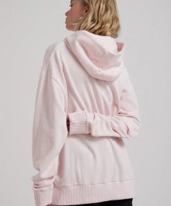 SALE Afends Unisex Eternal Venus - Unisex Hemp Pull On Hood - Ariel Pink