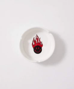 Afends Unisex Smiley - Trinket Dish - White