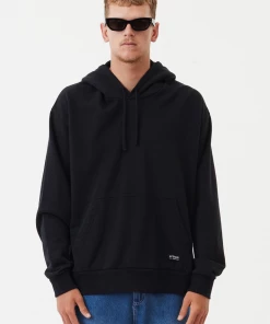NEW ARRIVALS Afends Mens All Day - Hemp Hoodie - Black