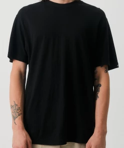 NEW ARRIVALS Afends Mens Classic - Hemp Retro T-Shirt - Black