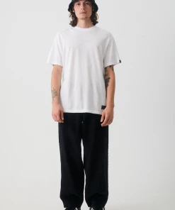 NEW ARRIVALS Afends Mens Classic - Hemp Retro T-Shirt - White