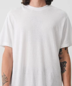 NEW ARRIVALS Afends Mens Classic - Hemp Retro T-Shirt - White