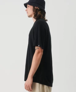 NEW ARRIVALS Afends Mens Classic - Hemp Retro T-Shirt - Black 9 NEW ARRIVALS Afends Mens Classic - Hemp Retro T-Shirt - Black