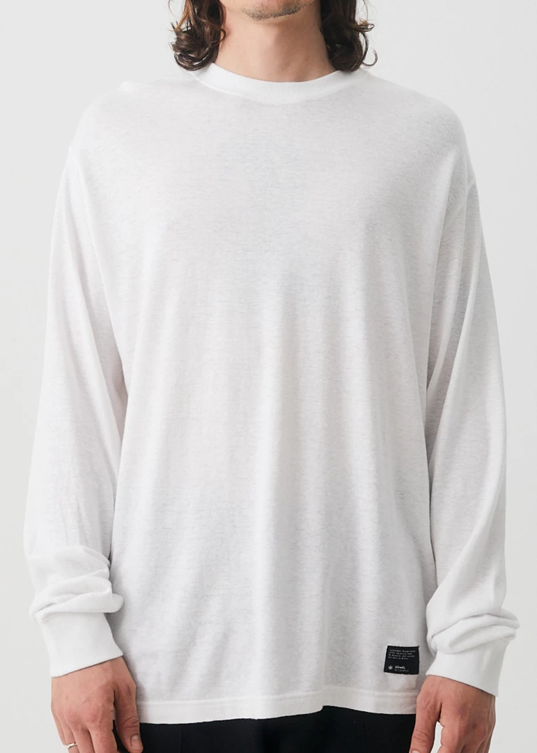 Afends Mens Essential - Hemp Retro Long Sleeve T-Shirt - White NEW ARRIVALS 2 Afends Mens Essential - Hemp Retro Long Sleeve T-Shirt - White NEW ARRIVALS